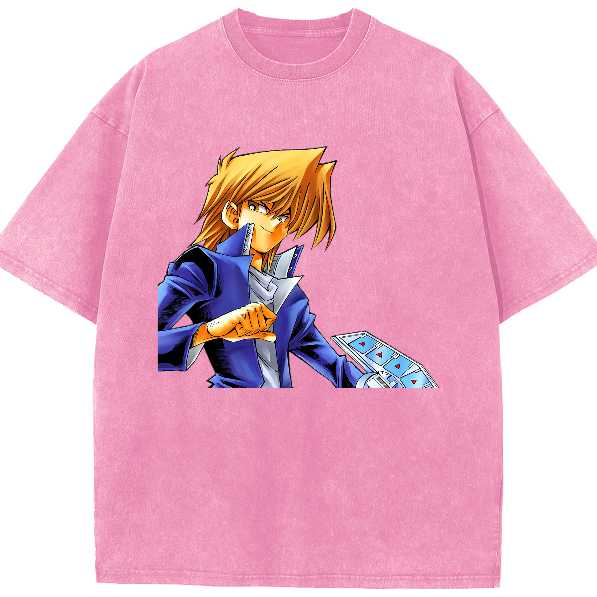 （画像用） 遊☆戯☆王 Yu-Gi-Oh! 綿100% ヴィンテージ風 半袖Tシャツ（フロントプリント）